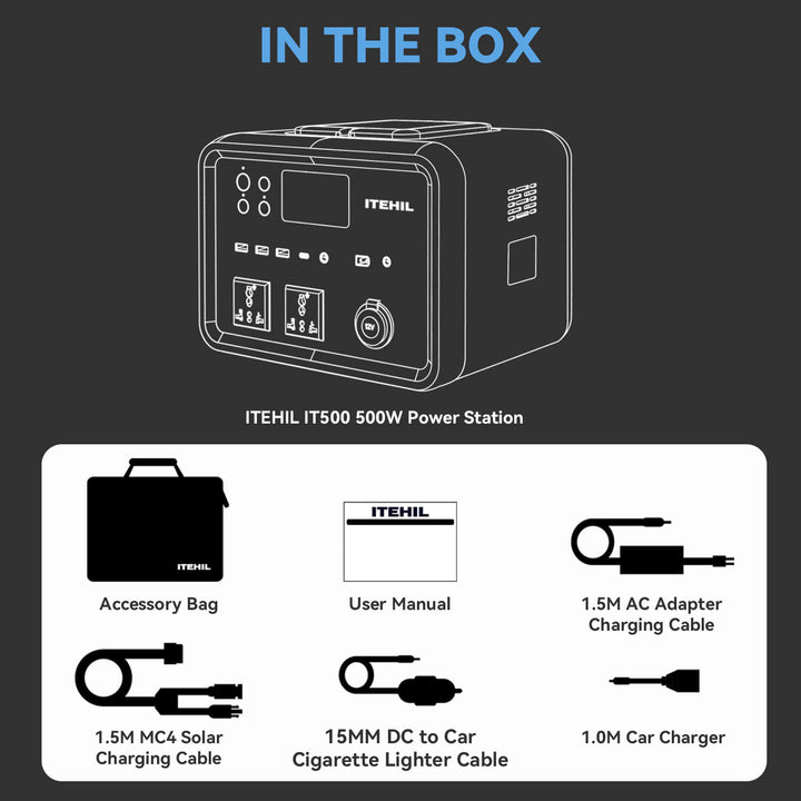 ITEHIL Solar Generator IT500 500W Boxed